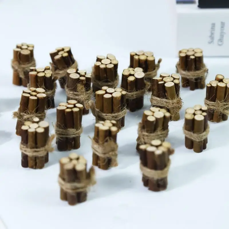 1/3/5Pcs Dollhouse Firewood Pile Wood Set Miniature Model Toys Home Decoration Creative Food Play Kitchen Simulation Ornaments