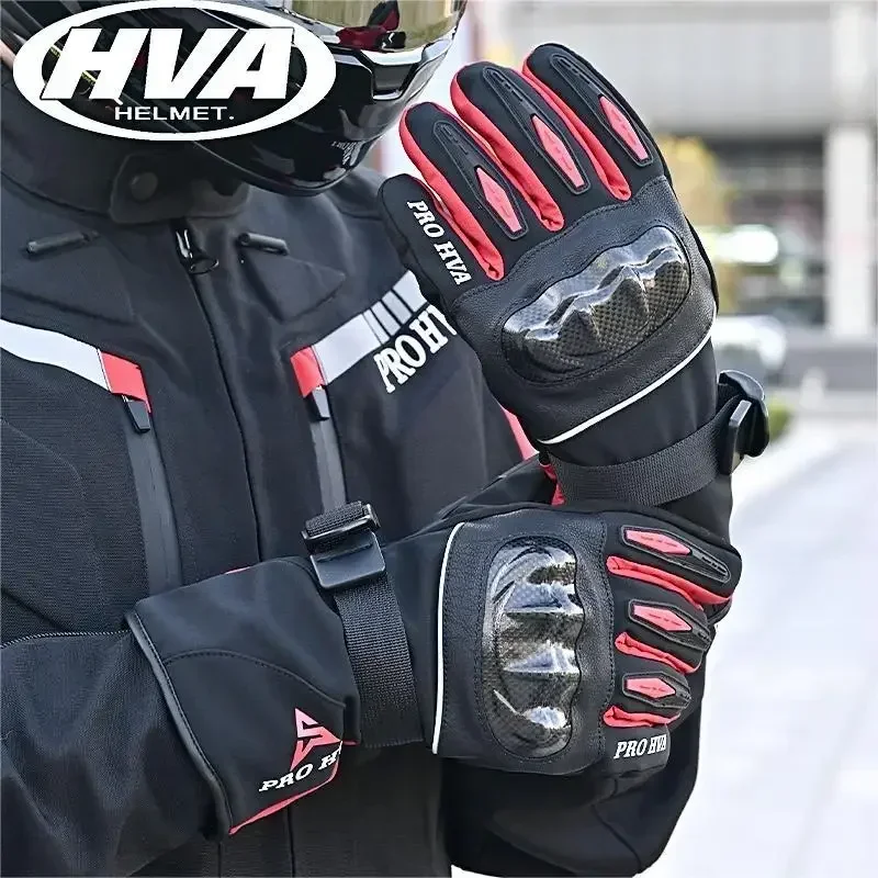 

Cycling Glove for Men and Women Winter Motorcycle Cold-proof Plus Velvet Warm and Windproof Winter Windproof Touch Screen Gloves