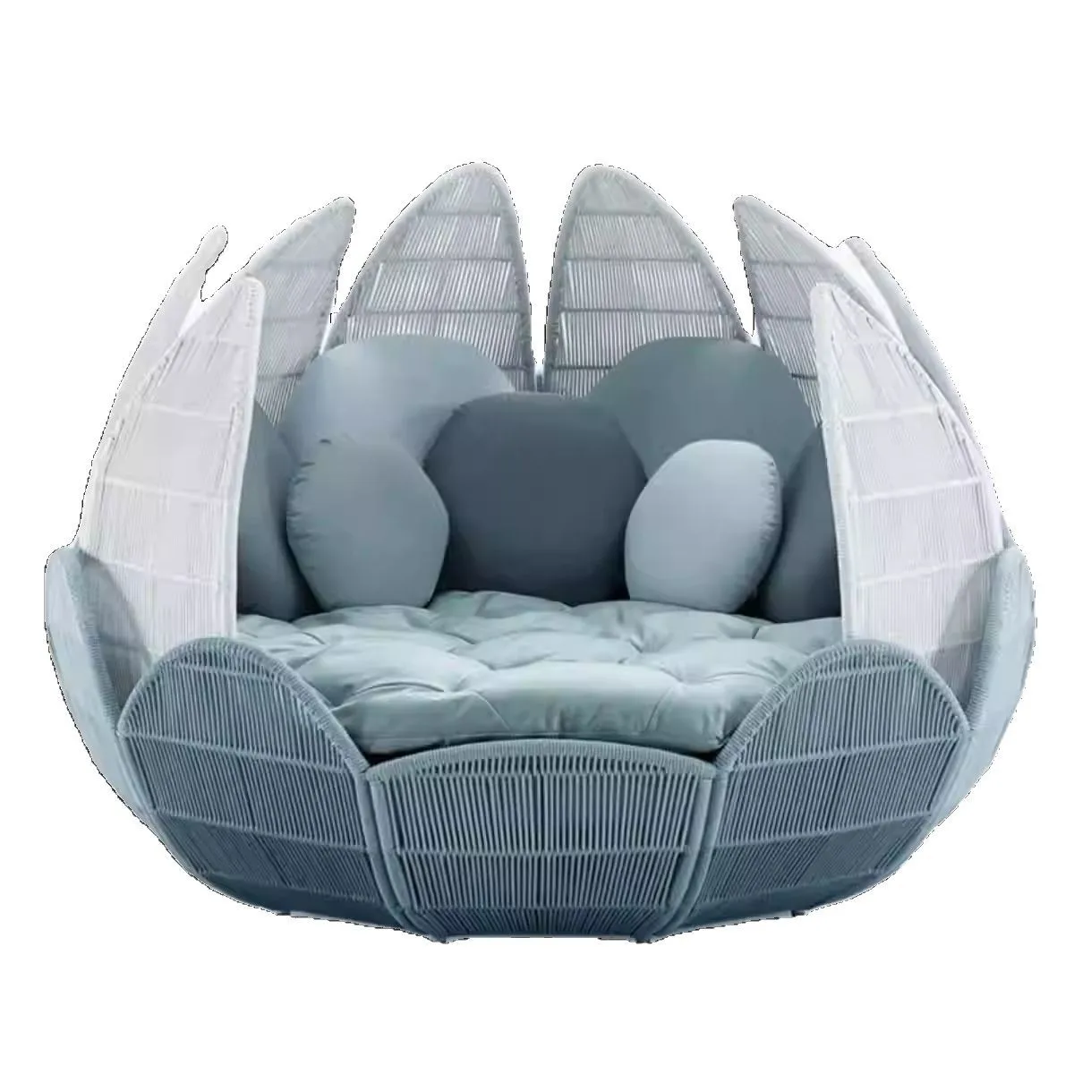 

Outdoor, rattan, sofa, tables and chairs, creativity, petals, bed, waterproof, courtyard, hotel