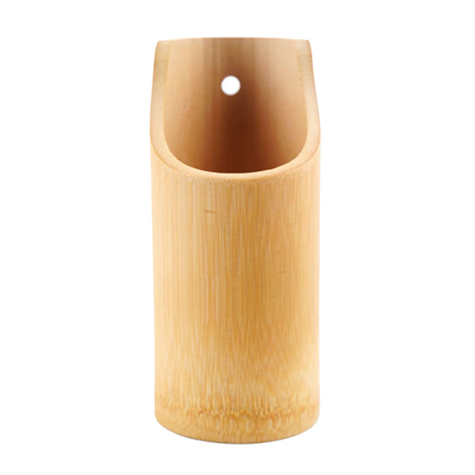 

Bamboo Chopstick Holder Cutlery Storage Organizer with Drain Holes Kitchen Utensil Holder for Countertop Tableware Organizer