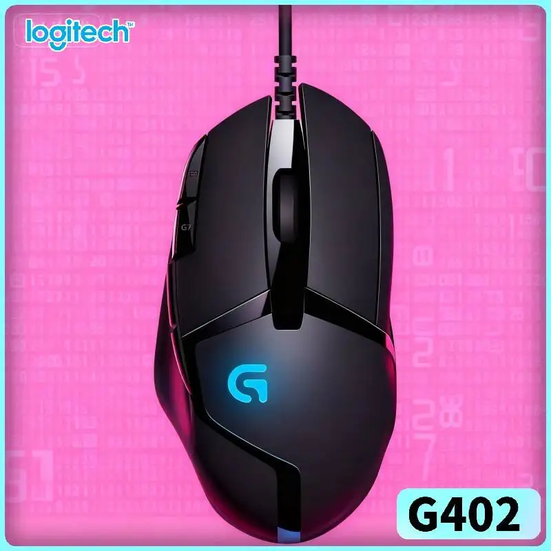 

Игровая мышь Logitech G402 с технологией Fusion Engine, 20 млн нажатий, эргономичный дизайн с противоскользящим покрытием для повседневных игровых сессий