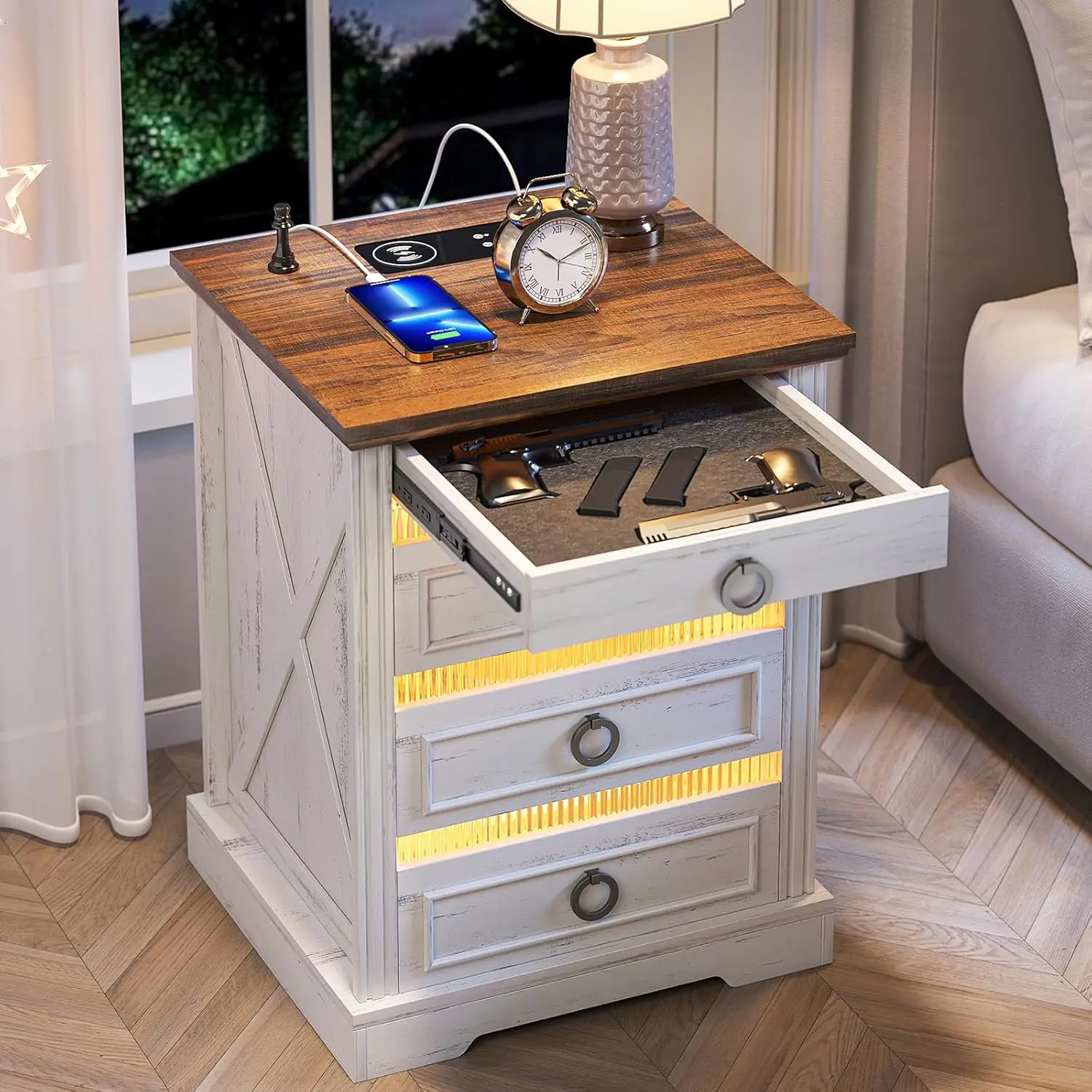 Farmhouse Nightstan…