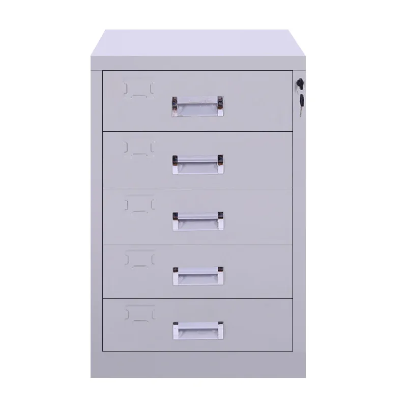 

Office filing cabinet single five-bucket data file cabinet financial locker with drawer cabinet
