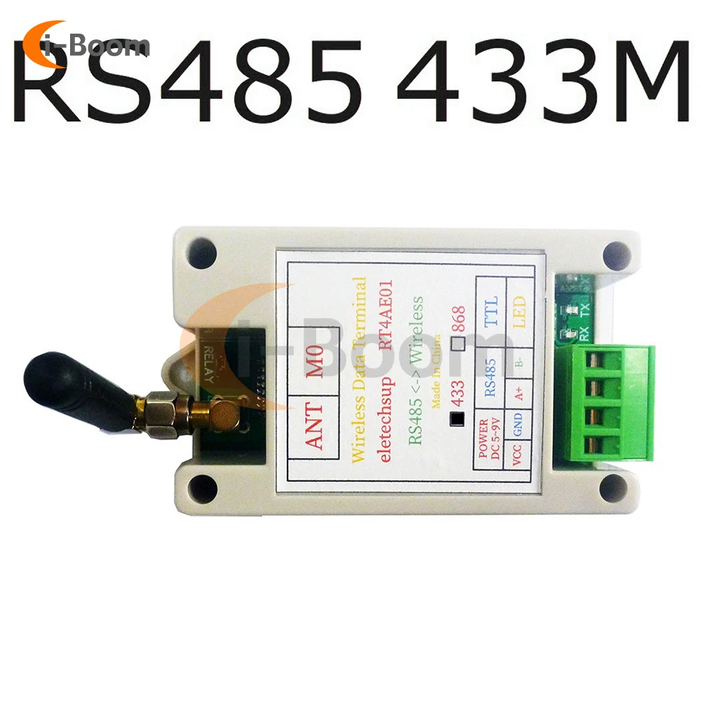 RS485 RS232 USB Wireless Transceiver 20DBM 433M 868M Serial data Transmitter and Receiver Module VHF/UHF Radio Modem