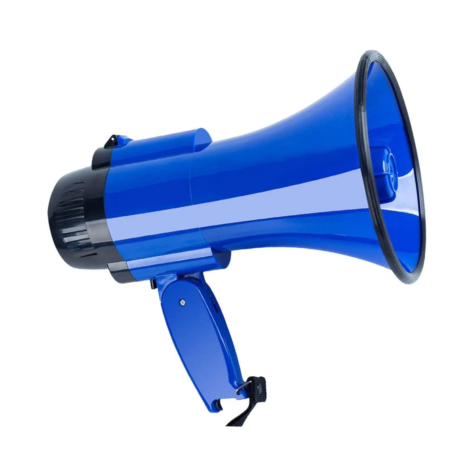 Megaphone Sturdy with 240S Recording Foldable Handle Lightweight 500M Distance Cheering Gifts with Siren 30W for Outdoors Rescue