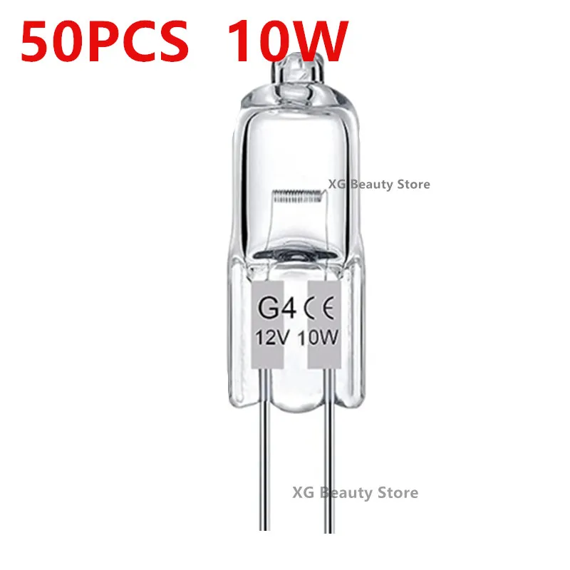 10/50/100PCS G4 12V 10W 20W LED Lampen Eco Halogeenlampen Capsule geplaatst Kralen Kristallen Lamp Halogeenlamp Groothandel