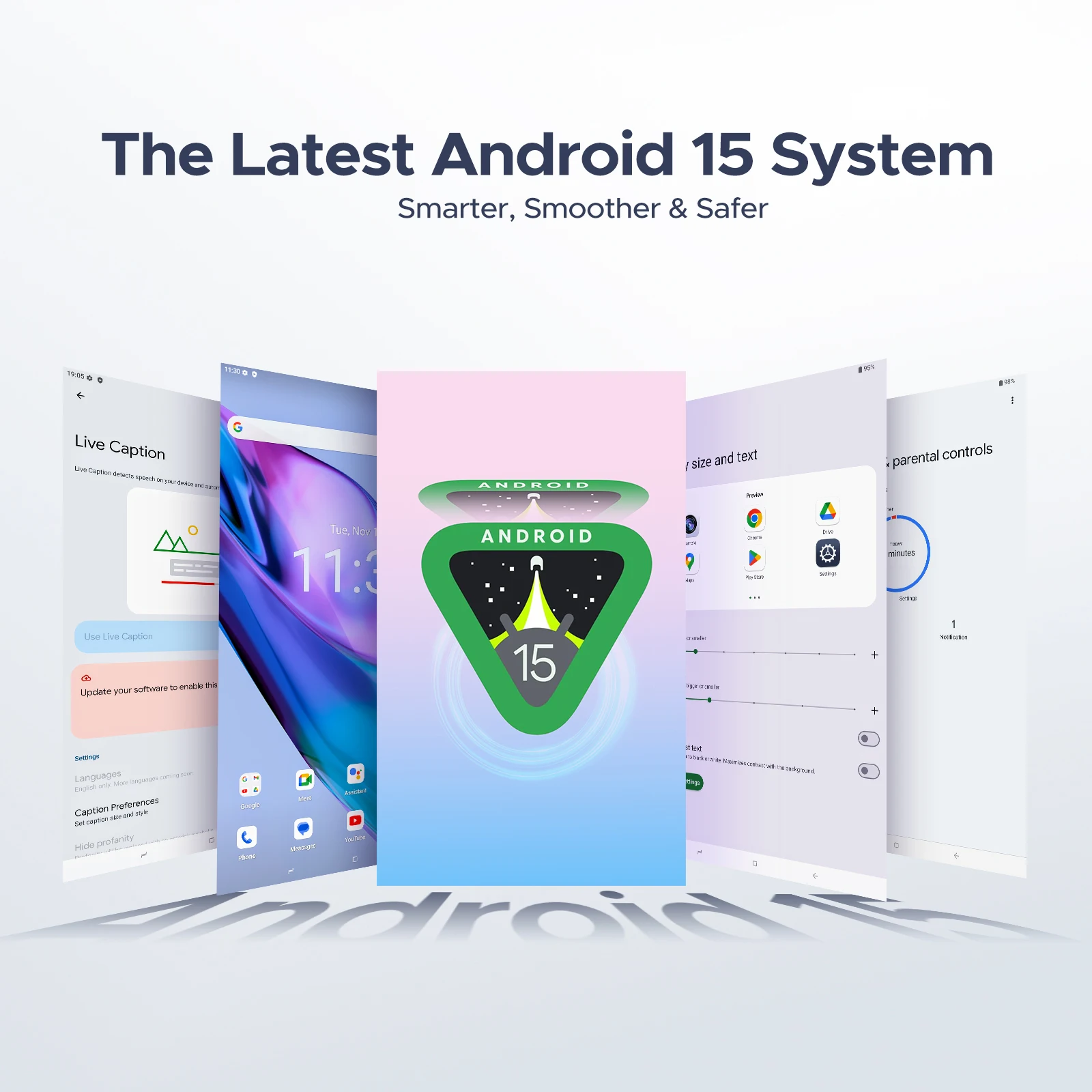 DOOGEE Tab A9 Pro 2 في 1 كمبيوتر لوحي ذكي 10.1 بوصة شاشة عالية الدقة أندرويد 15 20 جيجابايت (4+16) بطارية 128 جيجابايت 6580 مللي أمبير في الساعة مكبرات صوت مزدوجة Unisoc T310