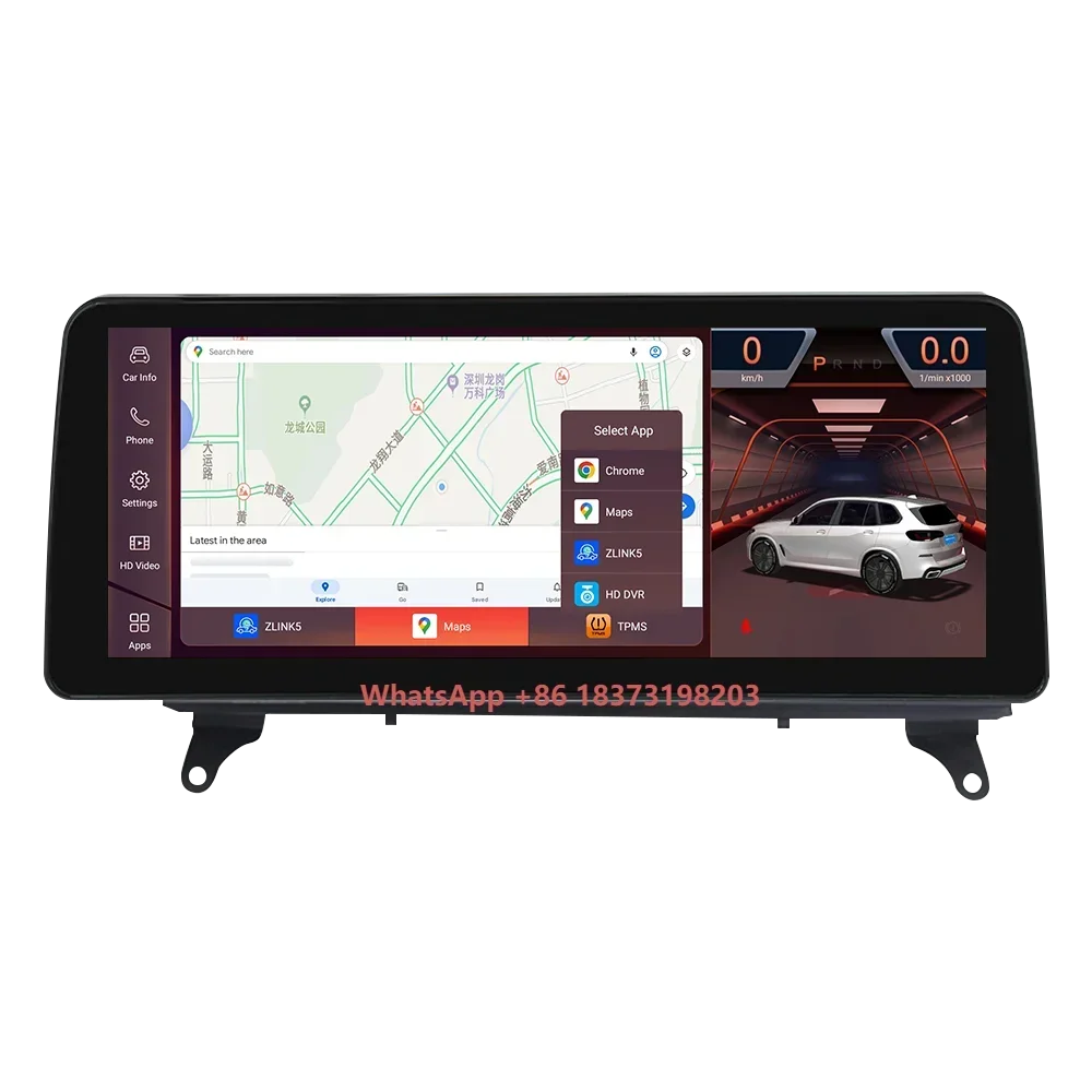 Navifly Snapdragon680 Newest Android System 8+256GB Car Navigation Screens for X5 E70 X6 E71 2007-2012 with GPS