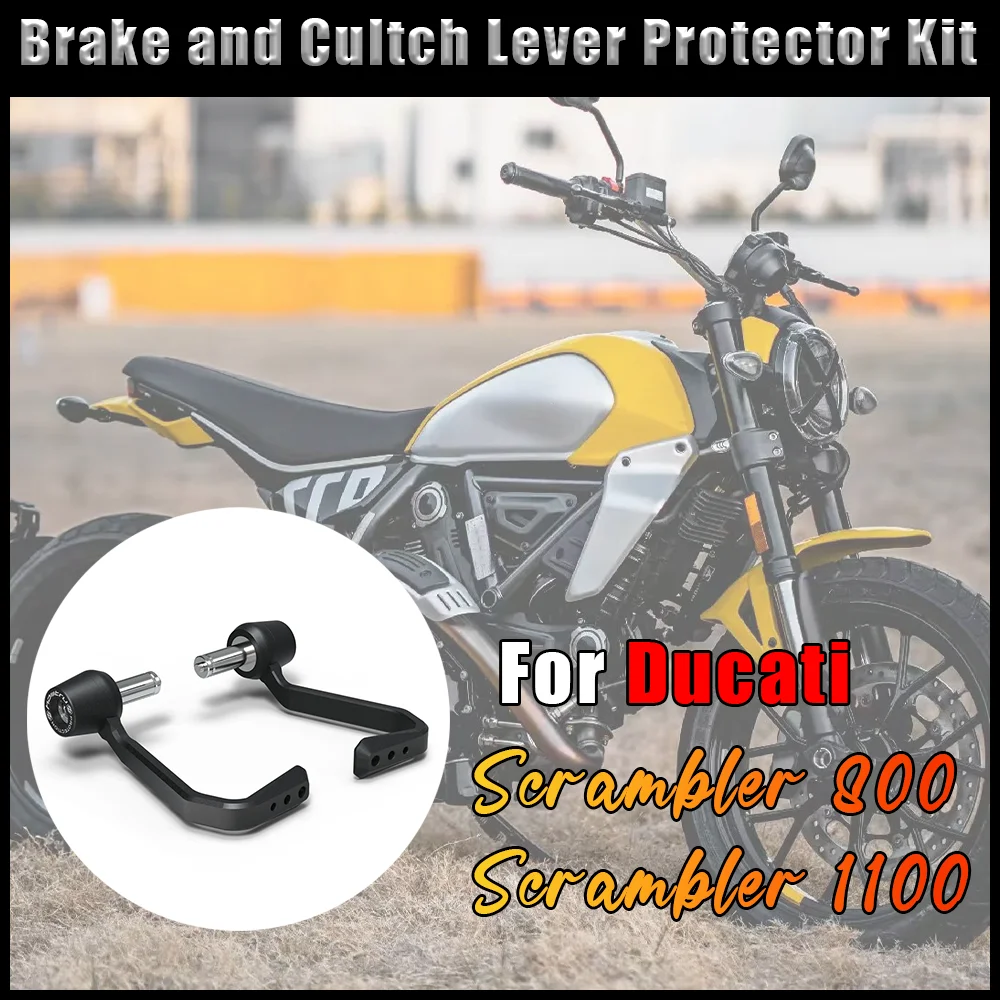 Motorcycle Handlebar Guard For Ducati Scrambler800 Brake and Clutch Lever Protector Kit Motorcycle Brake Clutch Lever Protective