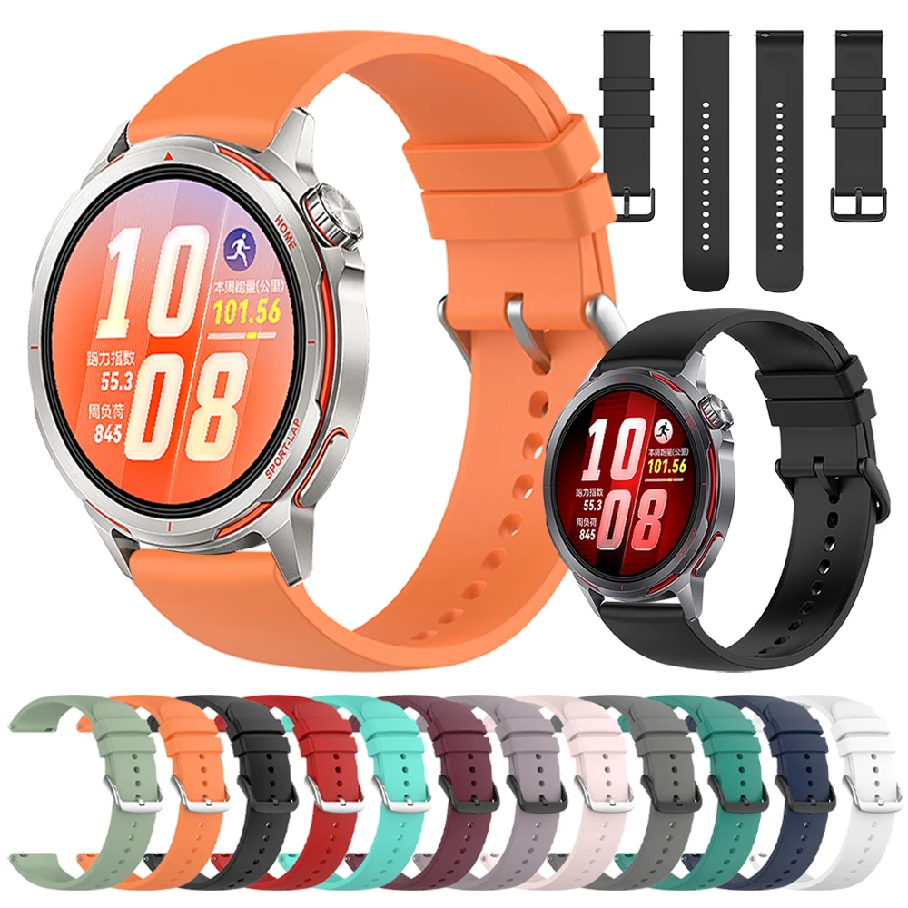 20 22mm Silikonarmband für HUAWEI WATCH 5 4 Pro/GT Runner 2/GT 6 5 4 Pro Ersatzband für Garmin Forerunner 255 265 165 Armband