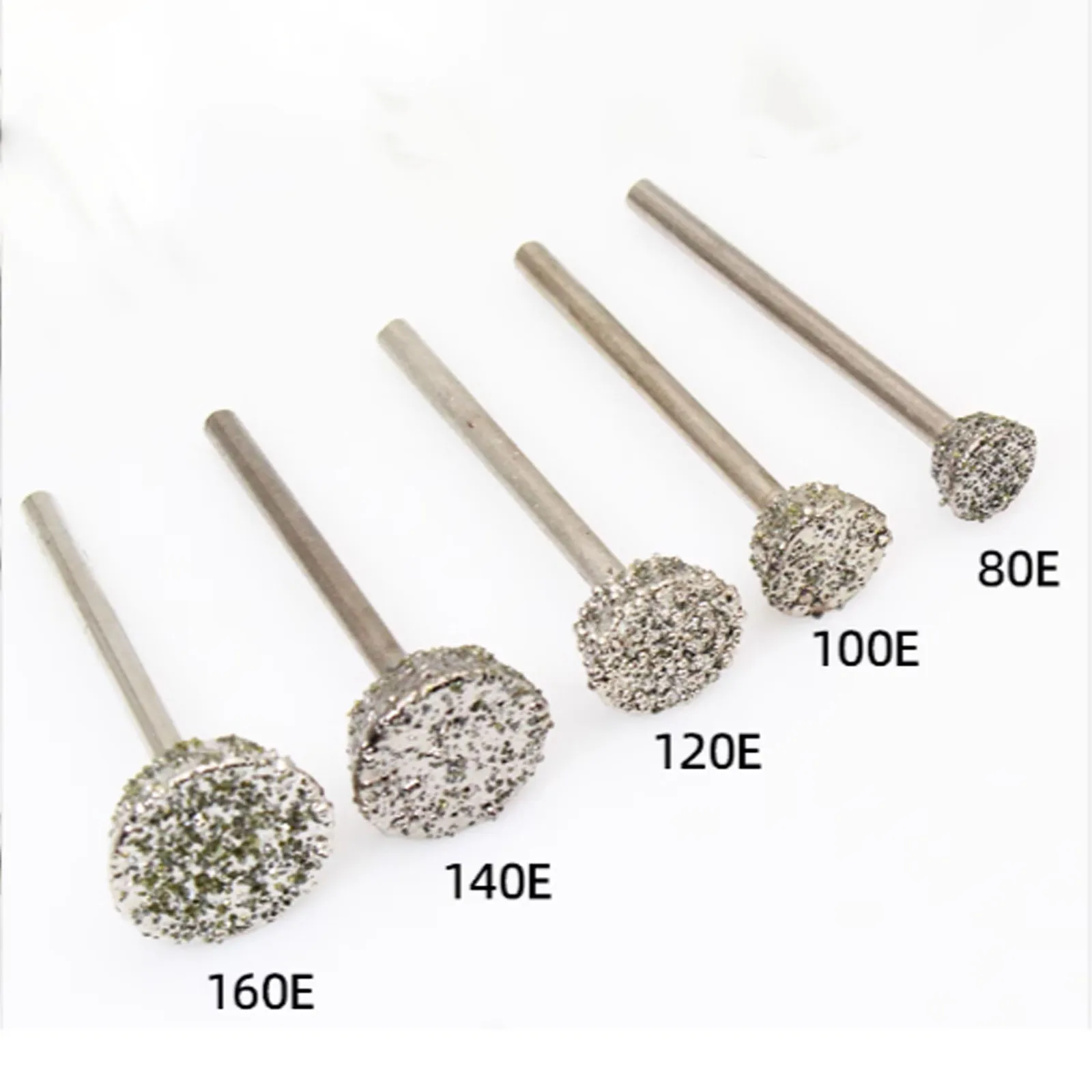 

5PCS Diamond Grinding Heads, Jade Jadeite Agate Raw Stone Emery Engraving Carving Peeling Needles