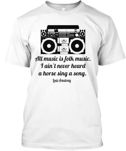 Music Horse T-Shirt Made in the USA Size S to 5XL