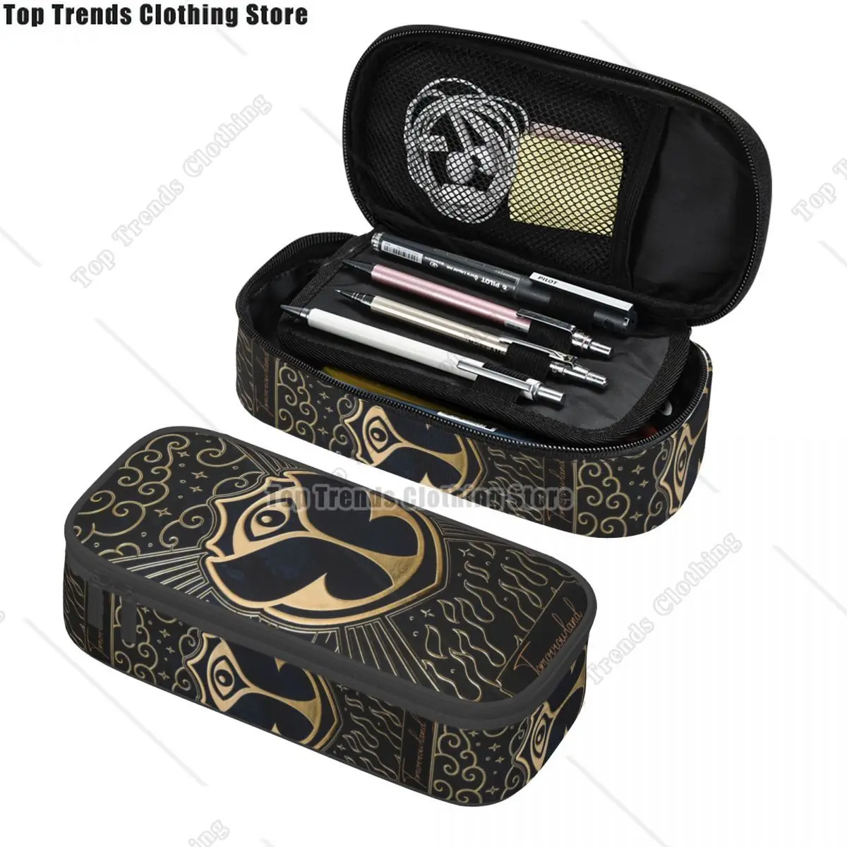 Custom Korean Tomorrowland Pencil Cases for Belgian Electronic Dance Music Festival Large Storage Pen Box Bag School Accessories