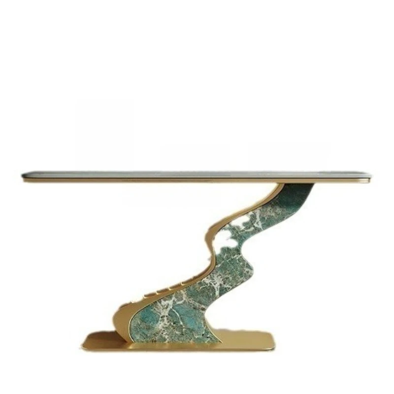 Modern simple slate entrance table entrance hallway wall ornament shelf