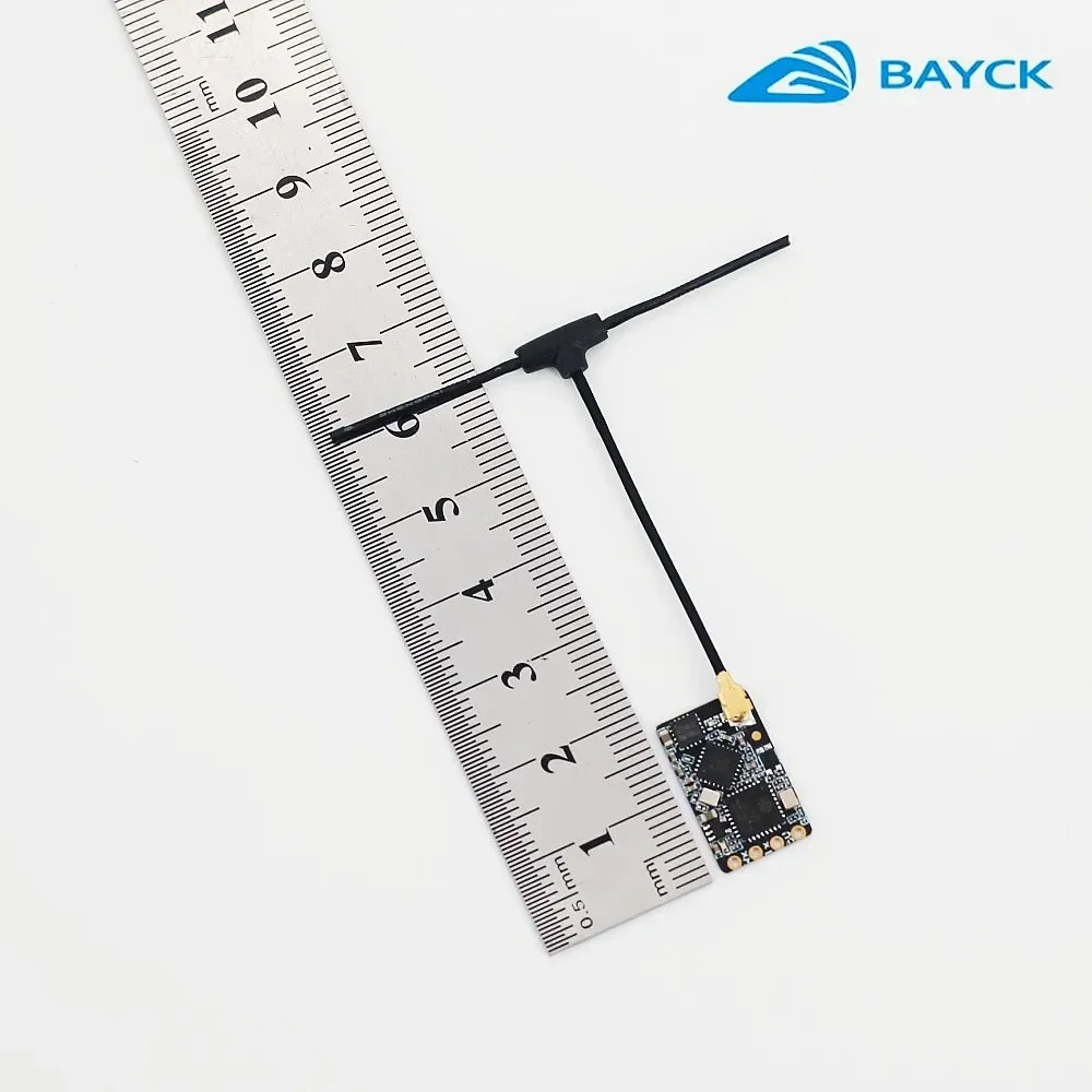 BAYCK ELRS 915MHz / 2.4GHz NANO ExpressLRS Receiver with T type Antenna Support Wifi upgrade for RC FPV Traversing Drones Parts