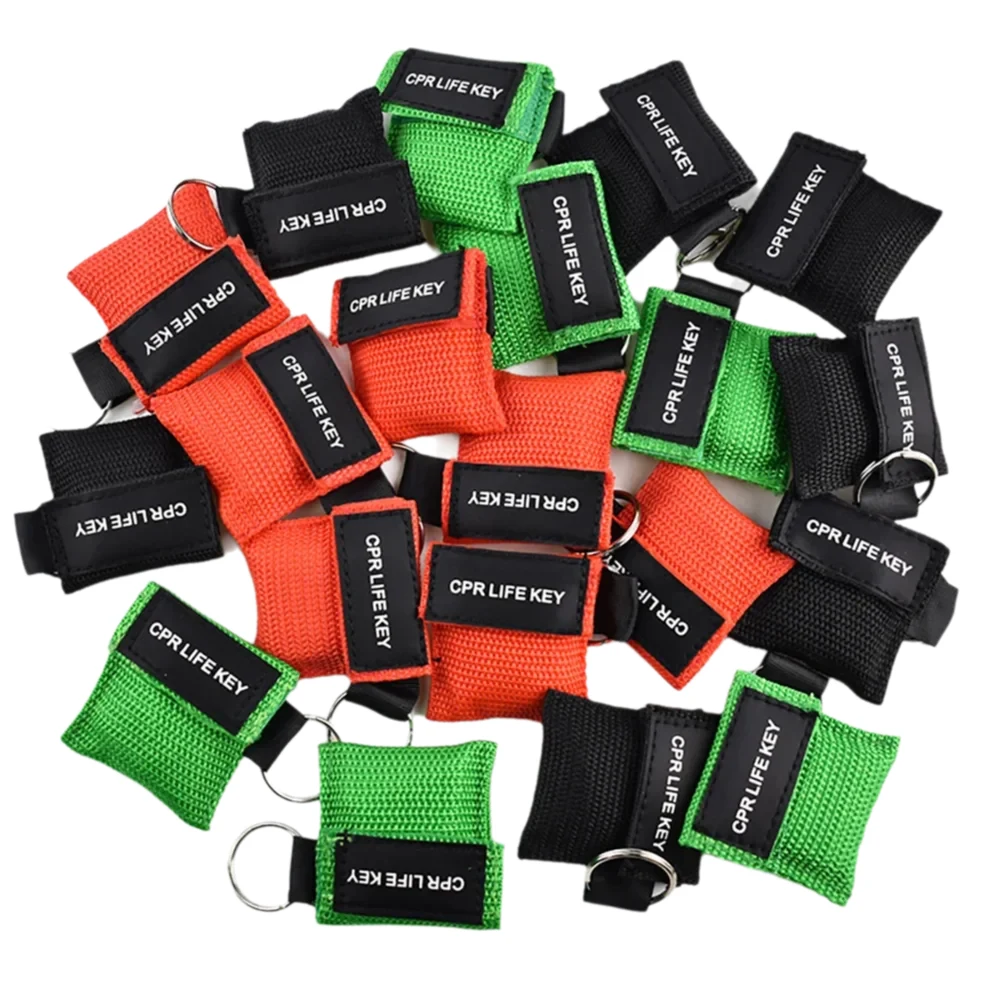 

20/50Pcs Outdoor First Aid Emergency Breathing Face Shield Portable Emergency Survival Disposable One-way CPR Resuscitator Mask