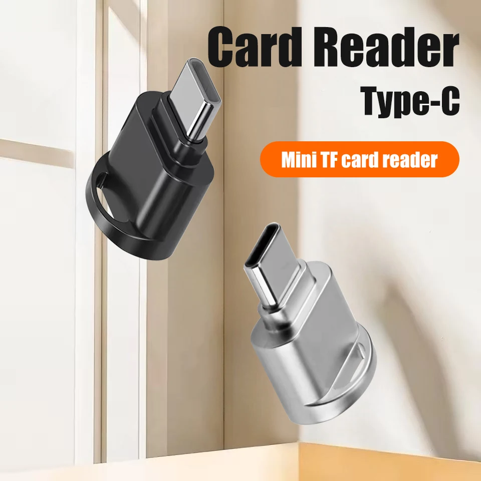 Type-C OTG To TF Adapter Micro-SD Memory Card Reader For Samsung for Xiaomi Aluminum Cardreader For Micro TF Microsd Laptop