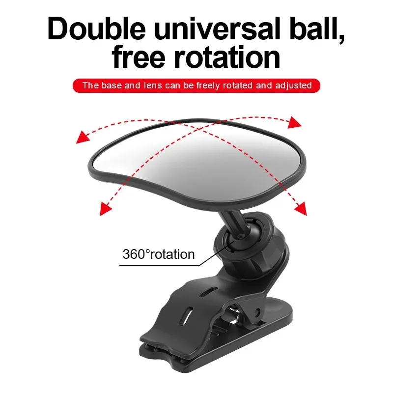 Car Child Safety Seat Rearview Mirror Installation of Auxiliary Mirror Reverse Blind Spo Car Interior Baby Observation Mirror