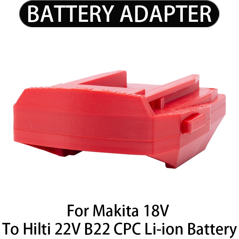 Battery Adapter/Converter for Hilti 22V B22 CPC Li-ion tools to Makita 18V Li-ion Battery Adapter Power Tool Accessory