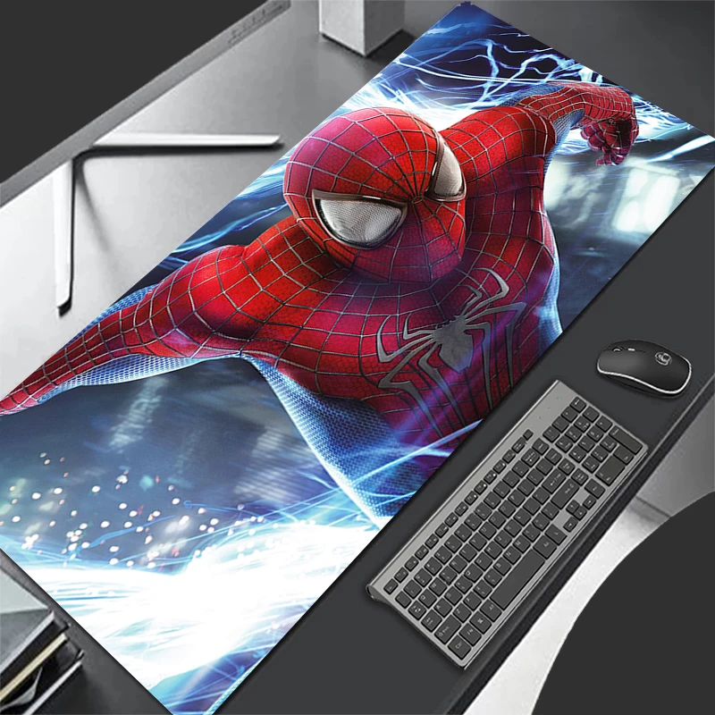 Large Gaming Mousepad Spider Man Gifts Soft Mousepads Desk Pads For PC Keyboard Mats Table Rug 900x400 Computer Mousepad Gifts