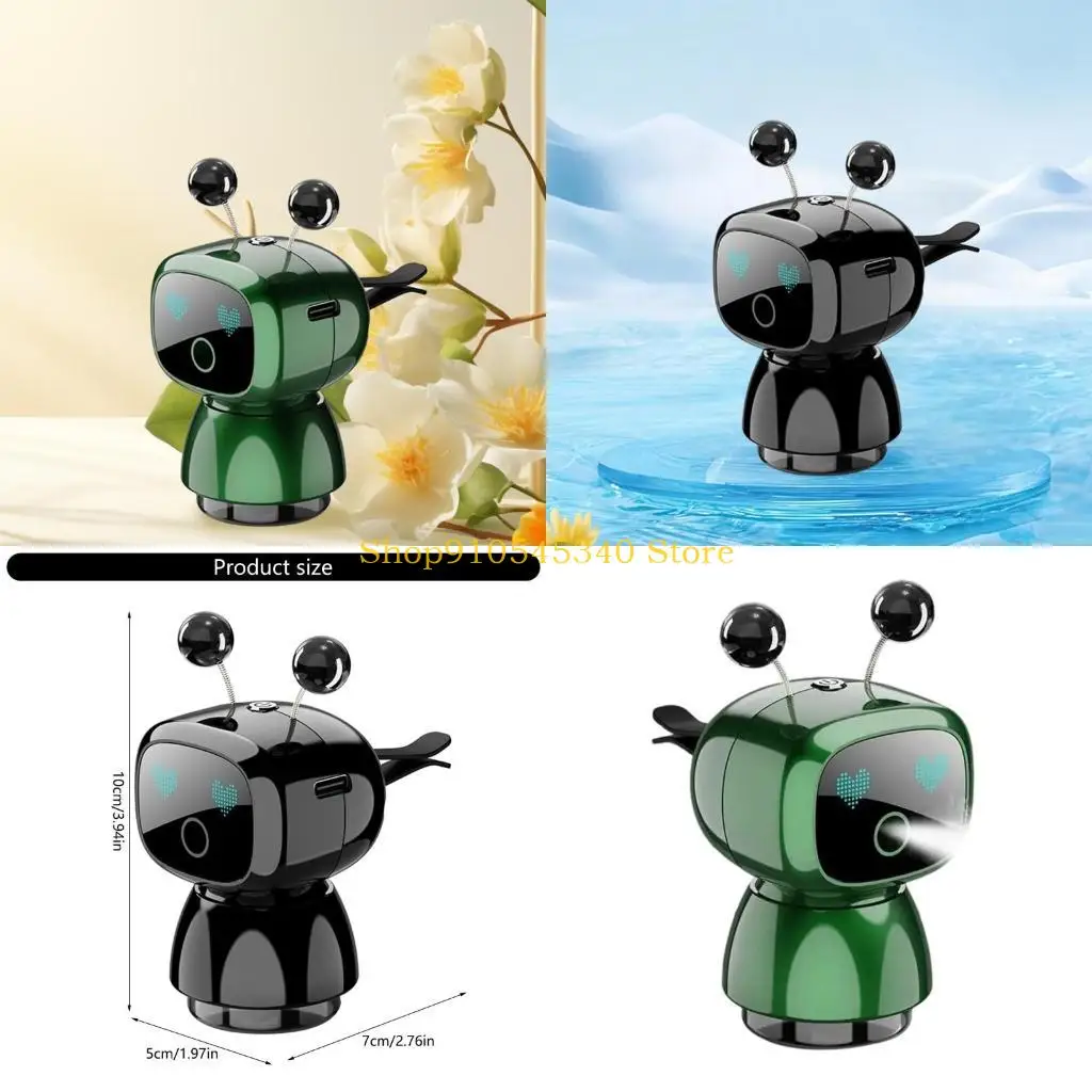 U2JA CAR REVFUSER ROBOT MAPOT MOPE AIR CLIP فريدة من نوعها لركوب منعش