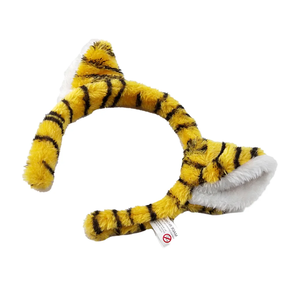 

Funny Festival Tiger Ear Hair Accessory Animal Hairwear Performance Headband Masquerade Party Halloween Supplies