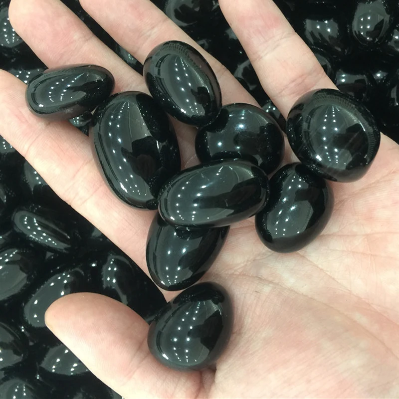 100g Natural Black Obsidian Crystal Gemstone Collectibles Rough Rock Mineral Specimen Healing Stone Decoration for Fish tank