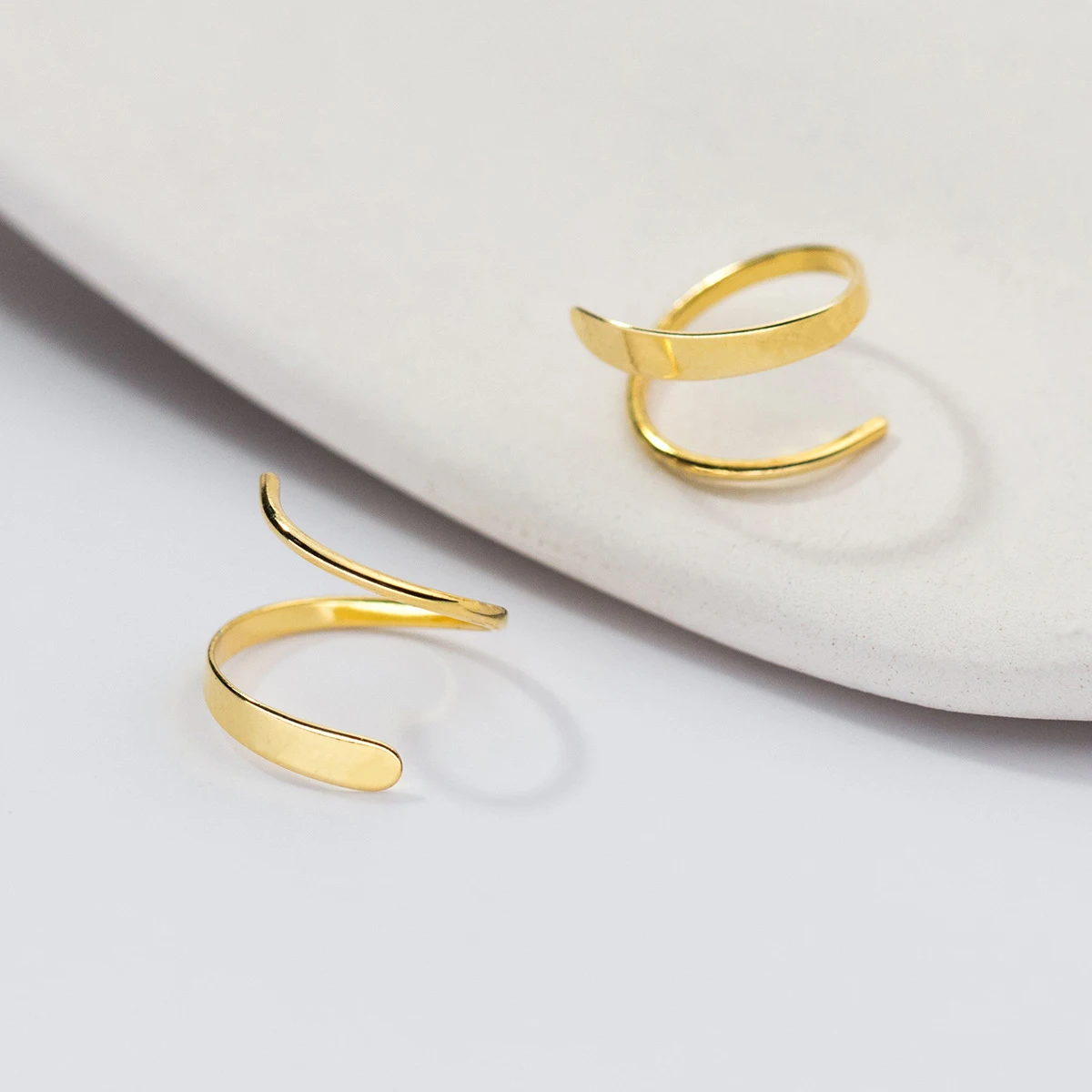 Modian autentyczne 925 srebro geometryczny kształt fali stadniny kolczyk dla kobiet Korea styl kolczyki do uszu Fine Jewelry akcesoria — zdjęcie 4