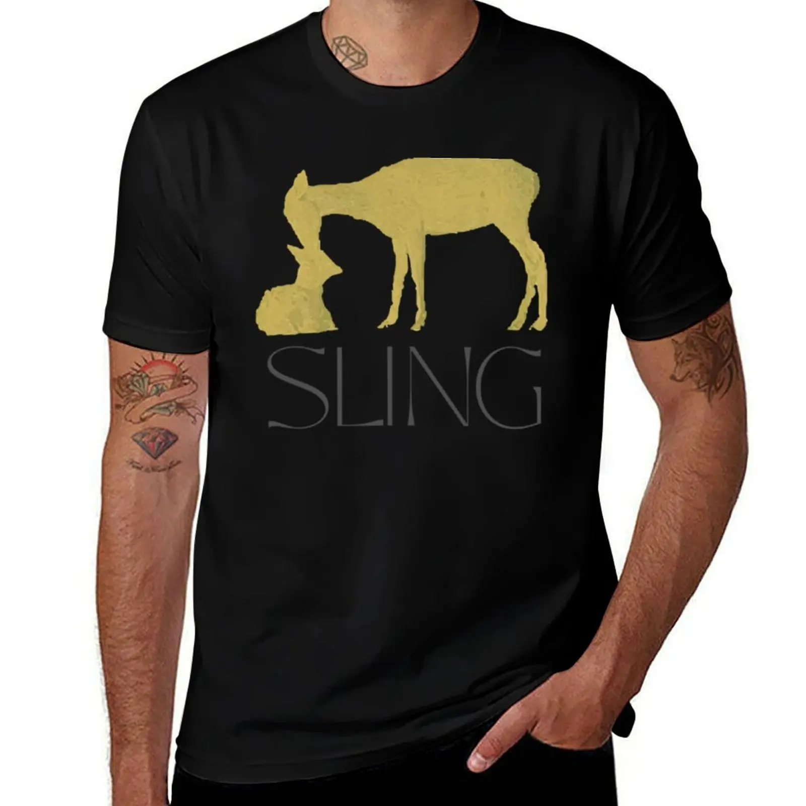 Sling Clairo Deer T-Shirt Sporty Casual Quick Dry T-Shirt