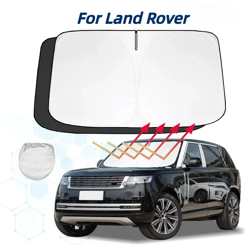 For Land Rover Range Rover L405 L322 L460 P400E Windshield Sun Shade Sunshade Sun Visor Protector Foldable Blocks UV Rays
