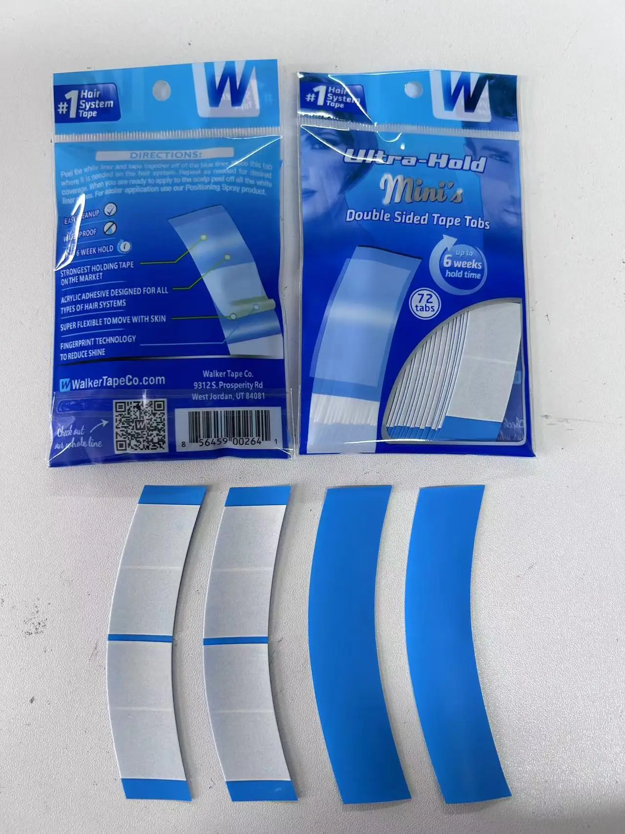 

36pcs Curved walker tape Double-sided ultra hold tape hair system tape Hold Bonding Glue For salon Lace System and men's Toupee