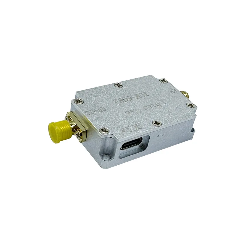 Microwave Capacitor RF Feed Box Biasing Device Coaxial Feed RF Isolation 10M-6GHz Low Insertion Loss