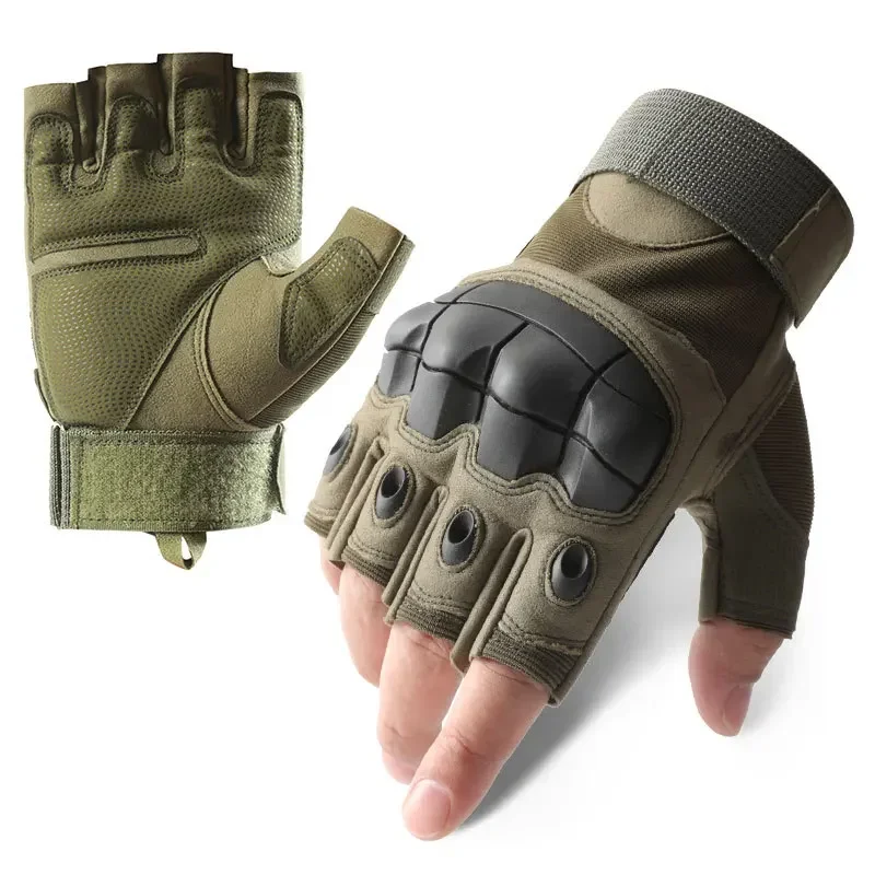 Motorcycle Gloves Breathable Half Finger Glove/ Non-slip Outdoor Sport Glove/ Motocross Protective Glove For Men Women