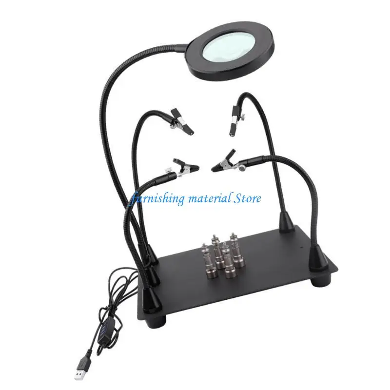 

Y5GD Flexible Helping Hands Soldering Station For Model Making Component Soldering
