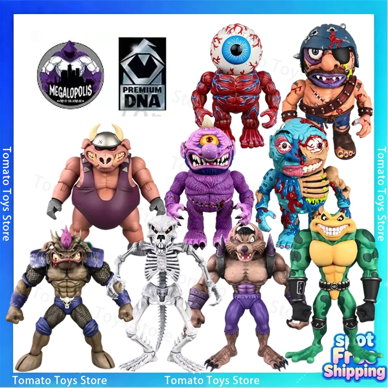 Popular Recommended Toy Gift Collection or Display—Authentic Megalopolis【Special Forms of Various Monsters】Madballs DNA Series