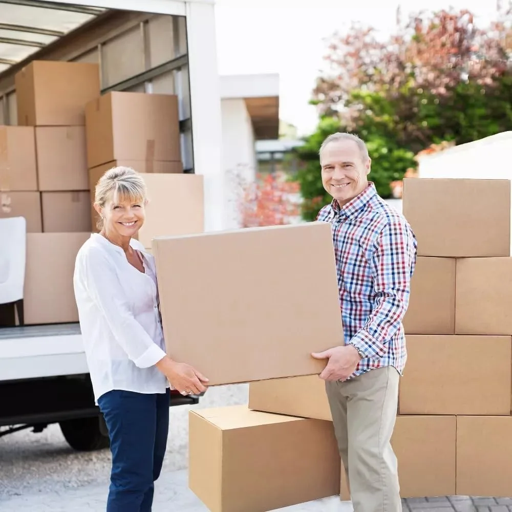 صناديق بريد وشحن كبيرة مموجة - 10 عبوات، 24 × 24 × 12 بوصة، عبوة متينة للشحنات السائبة #4