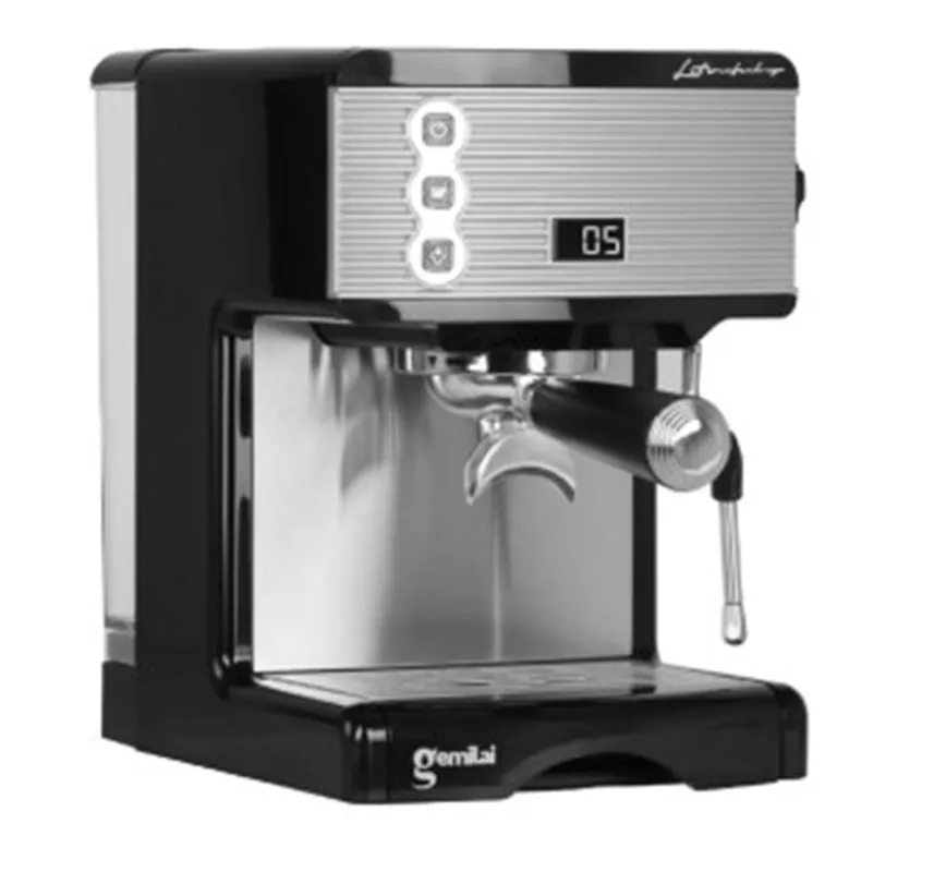 Cafetera Espresso semiautomática multifunción para el hogar, 15 BAR, para hacer café, vapor y agua caliente, bomba italiana ULKA