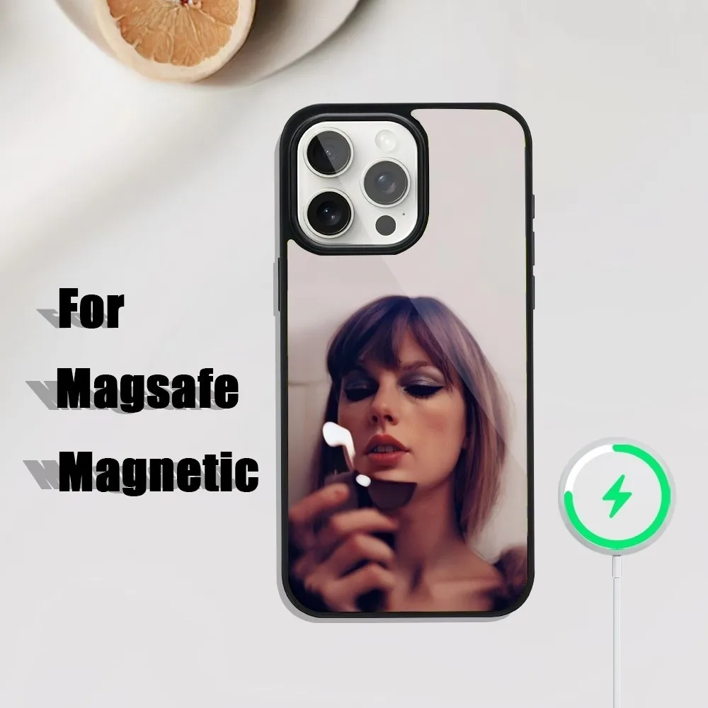 T-Taylors-Girl-Swifts M-Midnights Phone Case For iPhone 16,15,14,13,12,11,Plus,Pro,Max Mini Magsafe Magnetic Wireless Charging