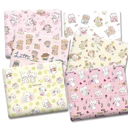 Cute cartoon Diy crafts Naaien sewn baby Jurk This Vel 140Cm GEDRUKT Naaien children's story