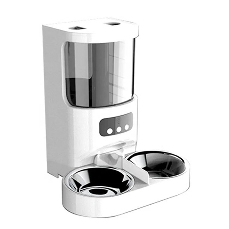 Wifi Smart Pet Feeder With Camera 4L 6L Capacity Automatic Dog Cat Food Dispenser Timer Programmable Feeding For Pet Supplies