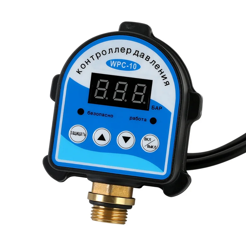 Digital Pressure Control Switch WPC-10,Digital Display WPC 10 Eletronic Pressure Controller for Water Pump With G1/2\