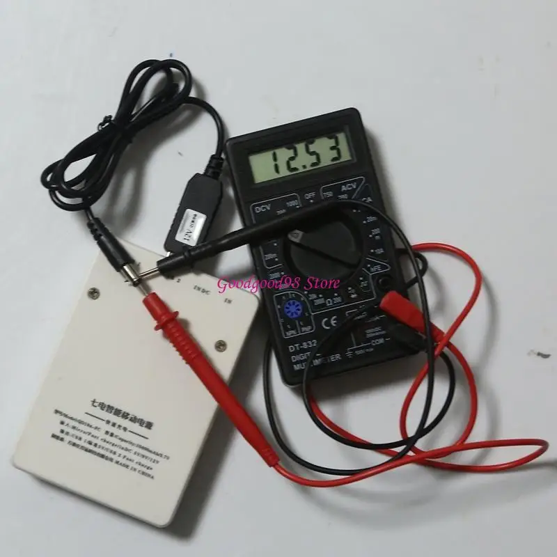 QC3.0 USB to 12V 18W 5.5x2.5mm Step Up Line Converter Cable for WiFi Router 1m 