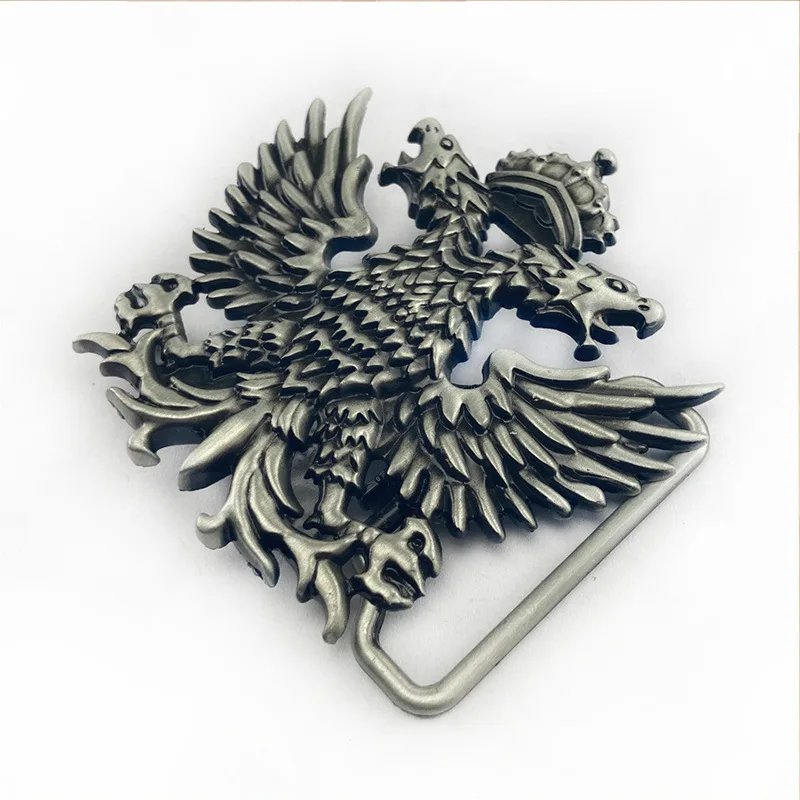 الرجعية برأسين النسر الفرقة قبعات رعاة البقر الغربية نمط عارضة حزام مشبك - الأزياء التبعي