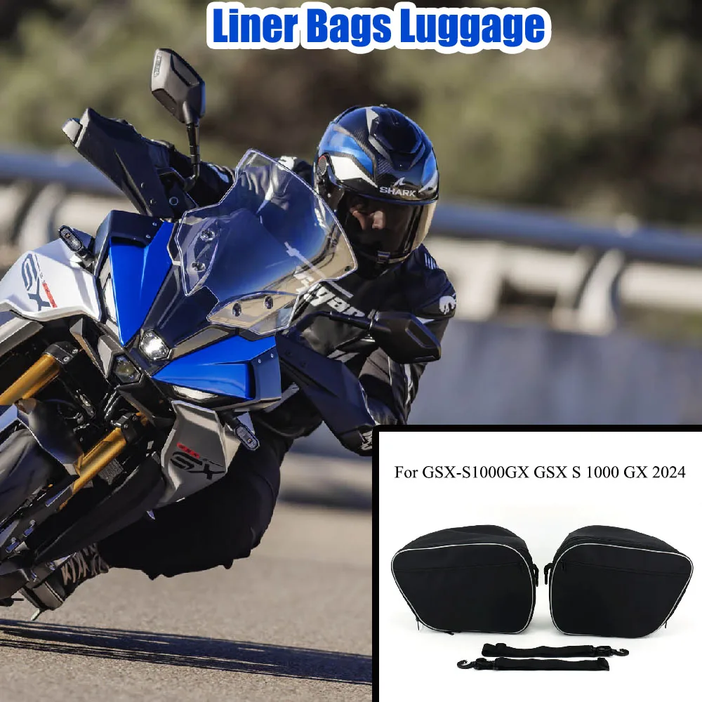 

GSXS1000GX New Style Motorcycle Accessories Liner Bags Luggage Bags Inner Bags Side Cases Fit For GSX-S1000GX GSX S 1000 GX 2024