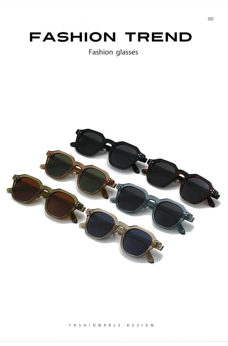 Retro Polarized Sunglasses Men Ultralight TR90 Frame Polygon Women Sun Glasses Outdoor High Quality Travel Eyewear Gafas De Sol