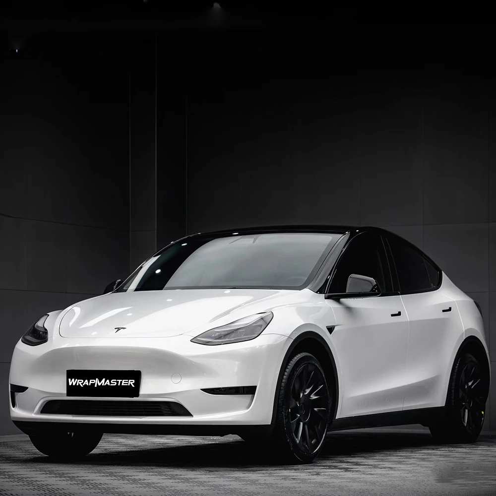 

Wrapmaster PET Self Healing Metallic White Vehicle Vinyl Wrap Material Paint Protection Film