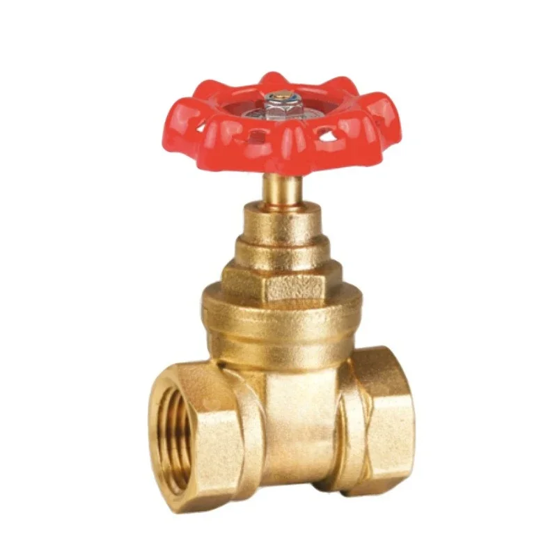 

Brass gate valve 4 points 6 points internal thread gate valve tap water valve switch household all copper thickened