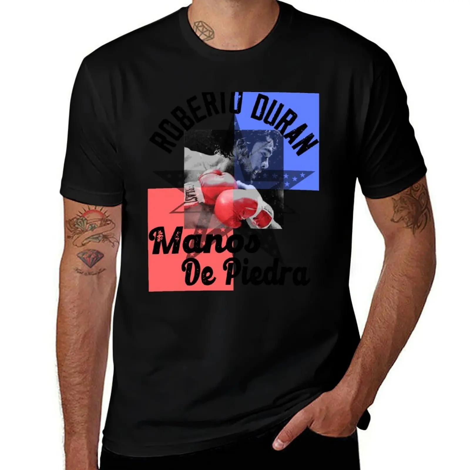 

T-Shirt man 100% t Roberto Duran men t casual shirts t shirts De for man shirt Piedra Manos summer cotton