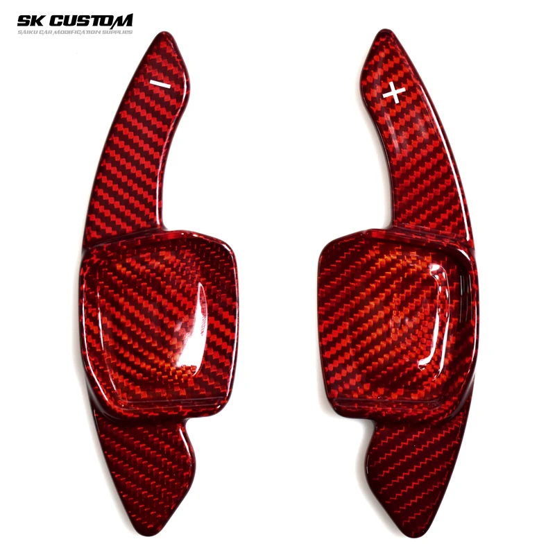 SK CUSTOM Do Volkswagen Golf 8 MK8 GTI R Line Samochodowe łopatki zmiany biegów z włókna węglowego Przedłużenie Modyfikacje wnętrza