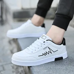 Men Casual Shoes Classic New Fashion Flat Breathable Sneakers Light Shoes Male Tennis Sneaker White Business Travel Footwear